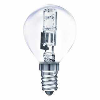 Vivess Eco Halogen Leuchtmittel Tropfen 30W = 40W E14 klar 405lm dimmbar warmweiß