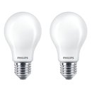2 x Philips LED Leuchtmittel Birnenform A60 7W = 60W E27 opal 806lm warmweiß 2700K
