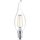 Philips LED Filament Leuchtmittel Windstoßkerze 2W = 25W E14 klar 250lm warmweiß 2700K