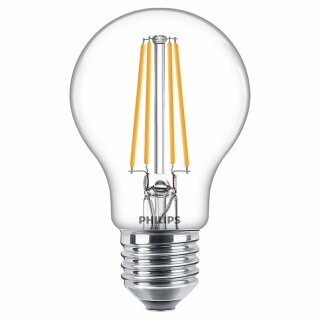 Philips LED Filament Leuchtmittel Birnenform 7W = 60W E27 klar 806lm warmweiß 2700K