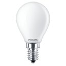 Philips LED Leuchtmittel Tropfen P45 4,3W = 40W E14 matt 470lm warmweiß 2700K