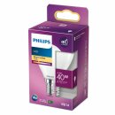 Philips LED Leuchtmittel Tropfen P45 4,3W = 40W E14 matt 470lm warmweiß 2700K
