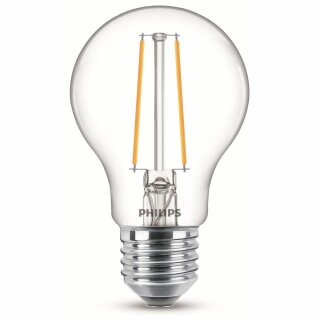 Philips LED Filament Leuchtmittel Birnenform 1,5W = 15W E27 klar 150lm warmweiß 2700K