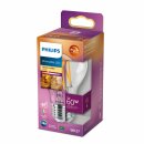 Philips LED  Filament Leuchtmittel Birne AGL A60 7W = 60W E27 klar 806lm WarmGlow 2200K-2700K Ra>90 DIMMBAR