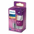 Philips LED Filament Leuchtmitel Tropfen 4,3W = 40W E27 klar 470lm warmweiß 2700K