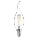Philips LED Filament Leuchtmittel Windstoß Kerze 2W...