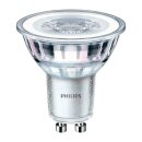 3 x Philips LED Leuchtmittel Glas Reflektor 3,5W = 35W GU10 275lm neutralweiß 4000K flood 36°
