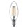 2 x Philips LED Filament Leuchtmittel Kerzen 4,3W = 40W E14 klar 470lm warmweiß 2700K