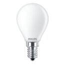 2 x Philips LED Leuchtmittel Classic Tropfen 4,3W = 40W E14 matt 470lm warmweiß 2700K