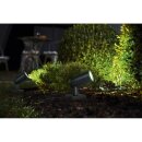 Ledvance LED Smart+ Gartenleuchte Spot Dunkelgrau IP65 4,5W 260lm RGBW 3000K Dimmbar App Google & Alexa WiFi