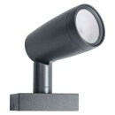 Ledvance LED Smart+ Gartenleuchte Spot Dunkelgrau IP65 4,5W 260lm RGBW 3000K Dimmbar App Google & Alexa WiFi