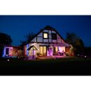 Ledvance LED Smart+ Gartenleuchte Stehleuchte Cube 50cm Dunkelgrau IP44 9,5W 450lm RGBW 3000K App Google & Alexa WiFi