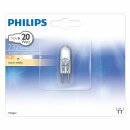 Philips Halogen Leuchtmittel Stiftsockellampe 14W = 20W G4 klar 232lm warmweiß 2900K dimmbar