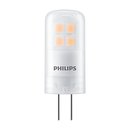 2 x Philips LED Leuchtmittel Stiftsockellampe 1,8W = 20W G4 matt 205lm warmweiß 2700K