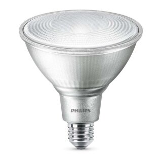 Philips LED Leuchtmittel Glas PAR38 Reflektor 9W = 60W E27 matt 700lm warmweiß 2700K flood 25°