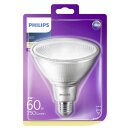 Philips LED Leuchtmittel Glas PAR38 Reflektor 9W = 60W E27 matt 700lm warmweiß 2700K flood 25°