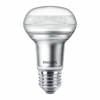 Philips LED Leuchtmittel Glas R63 Reflektor 3W = 40W E27 klar 210lm warmweiß 2700K flood 36°