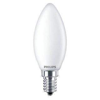 Philips LED Leuchtmittel Kerze 4,3W = 40W E14 matt 470lm warmweiß 2700K
