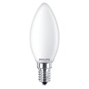Philips LED Leuchtmittel Kerze 4,3W = 40W E14 matt 470lm...