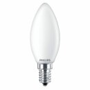 Philips LED Leuchtmittel Kerze 4,3W = 40W E14 matt 470lm...