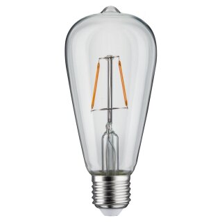 LED Filament Leuchtmittel ST64 Edison 1,7W = 20W E27 klar 200lm warmweiß 2700K 320°