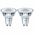 2 x Philips LED Leuchtmittel Glas Reflektor 3,5W = 35W...