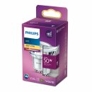 Philips LED Leuchtmittel Glas Reflektor 4,6W = 50W GU10 355lm warmweiß 2700K flood 36°