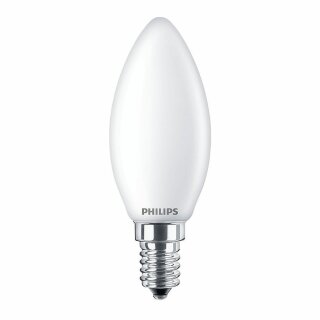 Philips LED Leuchtmittel Kerze 2,2W = 25W E14 matt 250lm warmweiß 2700K