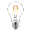 3 x Philips LED Filament Leuchtmittel Birnenform A60 4,3W = 40W E27 klar 470lm warmweiß 2700K