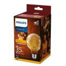 Philips LED Filament Leuchtmittel G95 Globe Vintage 4W = 35W E27 Gold 400lm extra warmweiß 2500K