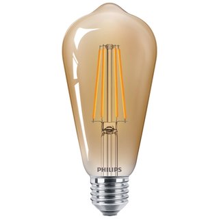 Philips LED Filament Edisonform ST64 Vintage 5,5W = 48W E27 Gold 600lm extra warmweiß 2500K