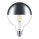 Philips LED Filament Globe G120 8W = 50W E27 Kopfspiegel silber 700lm warmweiß 2700K DIMMBAR