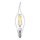 Philips LED Filament Windstoß Kerze 6W = 40W E14 klar 470lm warmweiß WarmGlow 2200K-2700K Ra>90 DIMMBAR
