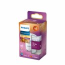 Philips LED Glas Reflektor 2,6W = 35W GU10 230lm warmweiß WarmGlow 2200K-2700K 36° Ra>90 DIMMBAR