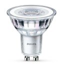 6 x Philips LED Leuchtmittel Glas Reflektor 4,6W = 50W GU10 355lm warmweiß 2700K flood 36°