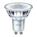 2 x Philips LED Leuchtmittel Glas Reflektor 4,6W = 50W GU10 355lm warmweiß 2700K flood 36°
