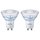 2 x Philips LED Glas Reflektor 2,6W = 35W GU10 230lm WarmGlow 2200K-2700K 36° Ra>90 DIMMBAR