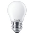 2 x Philips LED Leuchtmittel Tropfenform 4,3W = 40W E27 matt 470lm warmweiß 2700K
