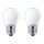 2 x Philips LED Leuchtmittel Tropfen P45 2,2W = 25W E27 matt 250lm warmweiß 2700K