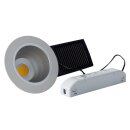 Regent LED Einbauleuchte Downlight rund Ø13cm Weiß 15W COB 1500lm warmweiß 2900K