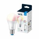 WiZ Smart LED Leuchtmittel Birnenform 8W = 60W E27 matt 806lm RGBW WiZapp Google Alexa WiFi