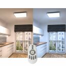 Ledvance Planon Plus LED Aufbau Panel 120x30cm 30W CCT 2700K-6500K warmweiß - kaltweiß dimmbar Fernbedienung B-Ware