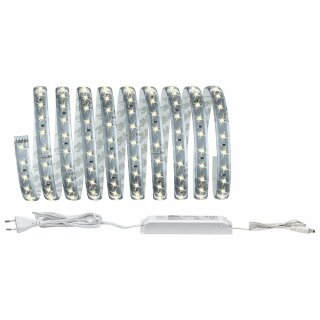 Paulmann LED Strip Function MaxLED 500 Basisset Silber 3m 18W 1650lm warmweiß 2700K beschichtet 230/24V