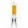 2 x Osram LED Glas Leuchtmittel Stiftsockellampe 2W = 20W G9 COB klar 200lm 827 warmweiß 2700K BLI 320°