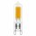 2 x Osram LED Glas Leuchtmittel Stiftsockellampe 2W = 20W G9 COB klar 200lm 827 warmweiß 2700K BLI 320°