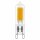 2 x Osram LED Glas Leuchtmittel Stiftsockellampe 2W = 20W G9 COB klar 200lm 827 warmweiß 2700K BLI 320°