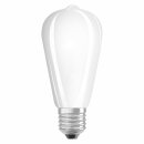 6 x Osram LED Leuchtmittel Star Classic Edison ST64 7W = 60W E27 matt 806lm warmweiß 2700K