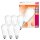 6 x Osram LED Leuchtmittel Star Classic Edison ST64 7W = 60W E27 matt 806lm warmweiß 2700K