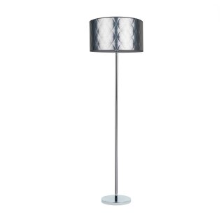 Spot-Light Stehleuchte Maxima Silber/Chrom/Transparent max. 60W E27 ohne Leuchtmittel