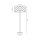 Spot-Light Stehleuchte Maxima Silber/Chrom/Transparent max. 60W E27 ohne Leuchtmittel